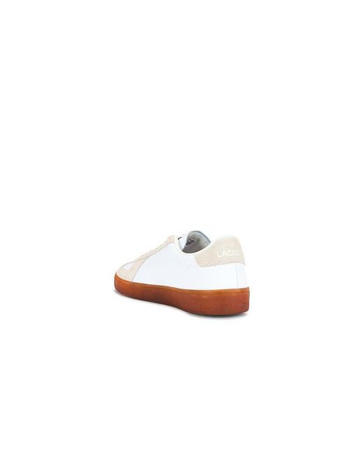 Lacoste White Baseshot Pro Sneaker for men