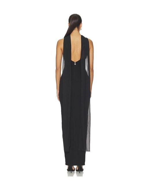Nookie Black Martini High Neck Gown