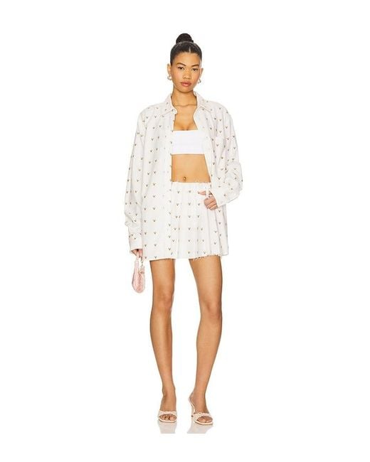Milkwhite White Oversized Shirt