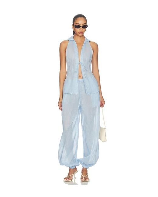 L'academie Blue Darina Pant