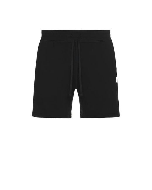 Reigning Champ Black Lightweight Terry 6 Sweatshort for men