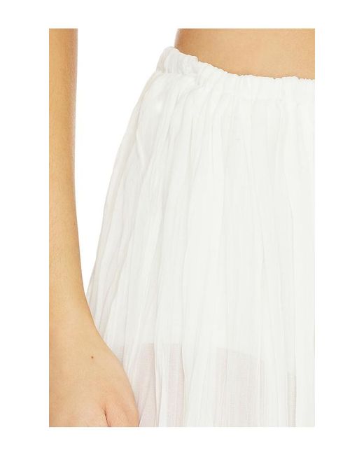 Jonathan Simkhai White Afton Crinkle Jersey Balloon Pant