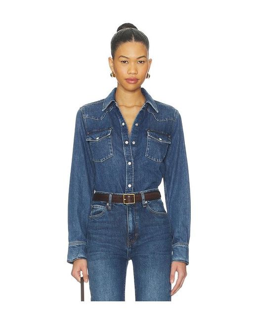 FRAME Blue Classic Shirt