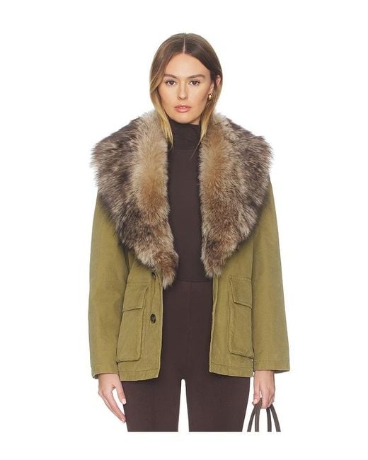 Nili Lotan Brown Ronay Parka