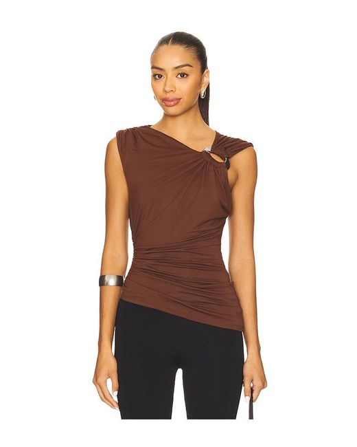 House of Harlow 1960 X Revolve Brandy Top Brown