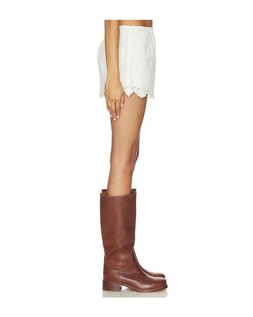 Free People White Eyes On You Skort