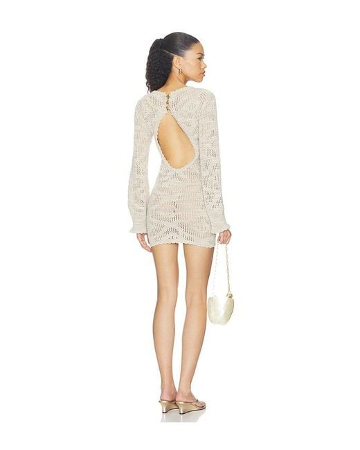 Asta Resort Natural Eve Longsleeve Mini Dress