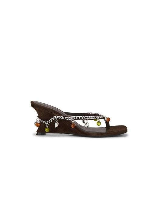 Bec & Bridge Black Lillie Beaded Wedge