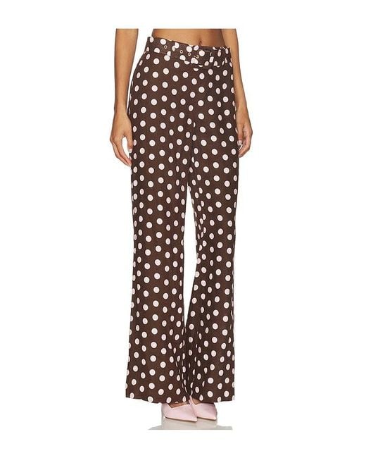 Cara Cara White Mayflower Pants