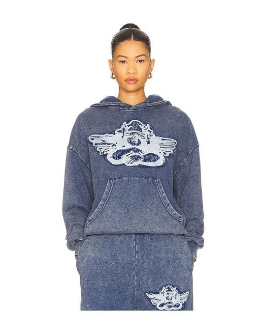 Boys Lie Blue Stitch Me Up Racer Hoodie