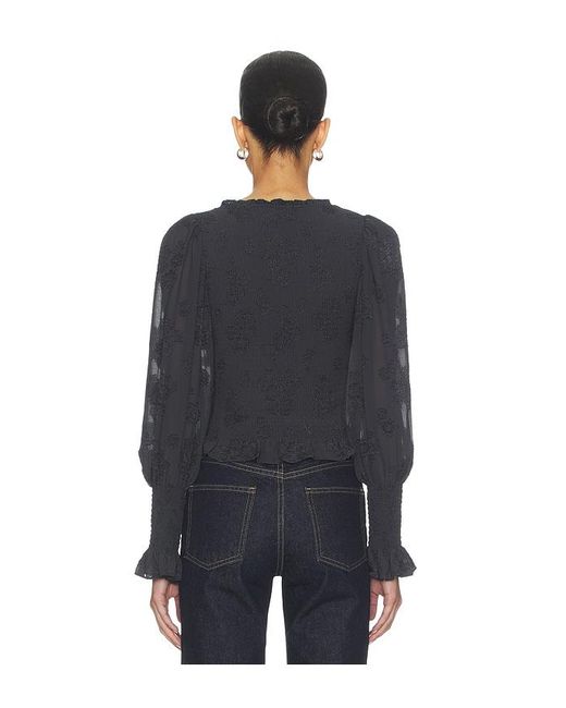 Free People Black X Revolve Smocked