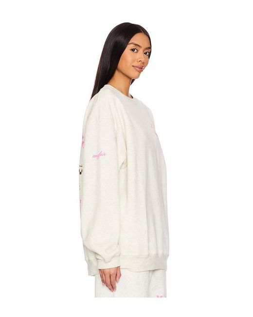 The Mayfair Group Pink Made You Smile Crewneck
