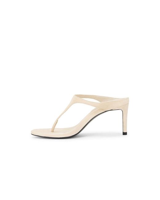 Black Suede Studio White Laurel 65 Mule
