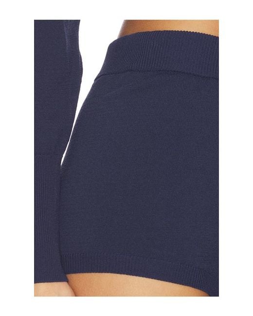 superdown Blue Jayella Knit Short