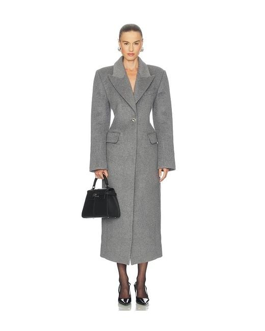 Camila Coelho Gray Mariela Coat