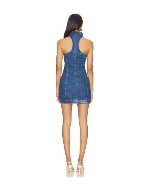 Cult Gaia Blue Azura Dress