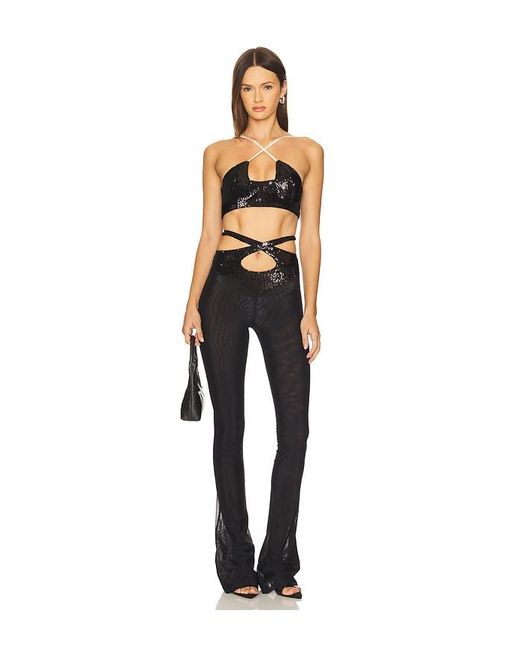 Sketch-Y Black Rama Crop Top