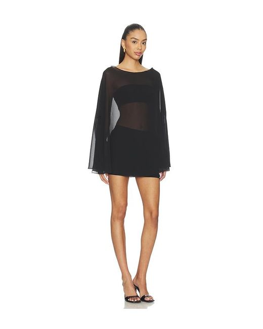 superdown Black Danni Poncho Set