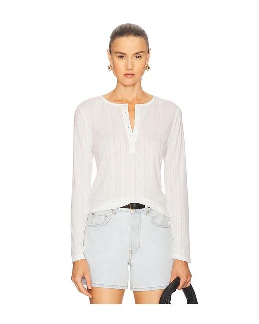 Anine Bing Pia ロングスリーブTシャツ White