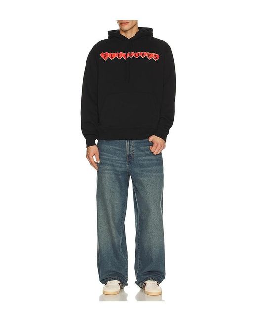Pleasures Black Grin Hoodie for men