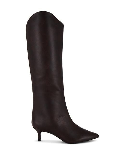 SCHUTZ SHOES Black Maryana Mid Boot