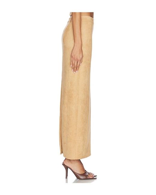 ALL THE WAYS White Bailey Faux Suede Skirt