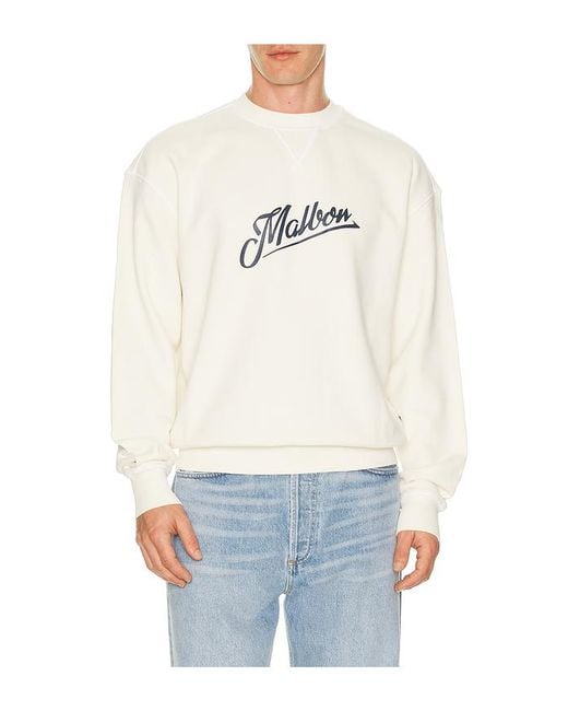 Malbon Golf Blue Grayson Sweatshirt for men