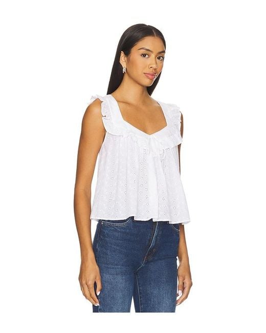 MAJORELLE White Esmarie Top