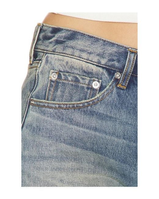 AYA MUSE Blue Straight Denim Jeans