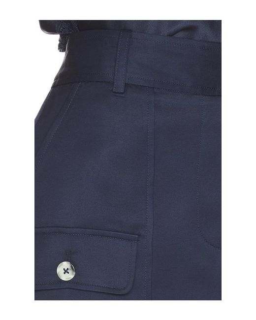Veronica Beard Blue Felina Skort