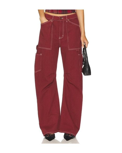 Lioness Red Miami Vice Pant