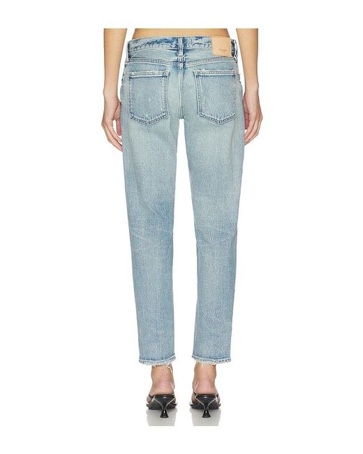 Moussy Blue Hackney Tapered Jeans