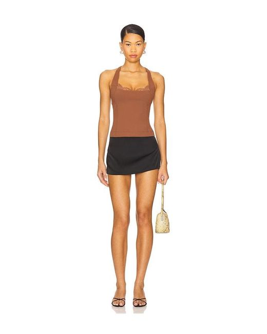 Free People Black Looking Good Cami