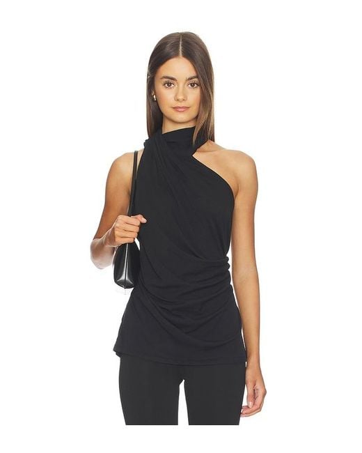 Entire studios Black Sleeveless Dalters Top