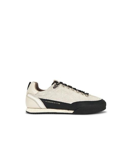 AllSaints White Harri Od Low Top Sneaker for men