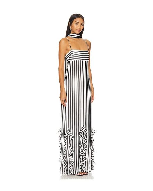 House of Harlow 1960 White X Revolve Nieve Maxi Dress