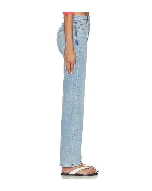 Pistola Blue Aleks High Rise Straight Long Jeans