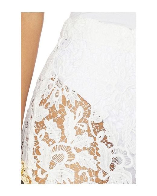 La Porte White Juliet Lace Skirt