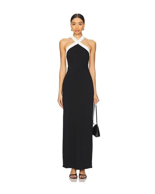superdown Black Laurien Cross Front Dress