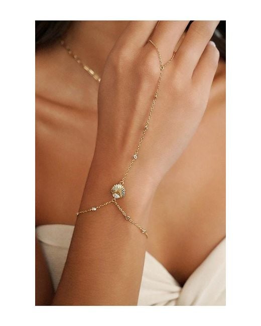 Ettika White Oceanic Dreams Hand Chain