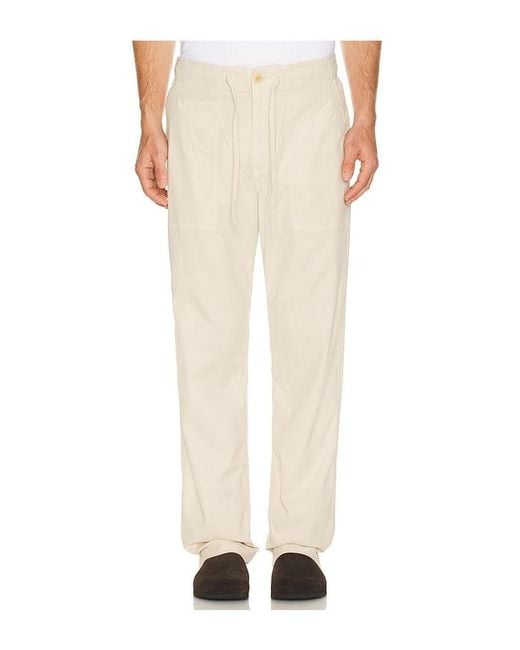 Faherty Brand Natural Dune Utility Pant for men