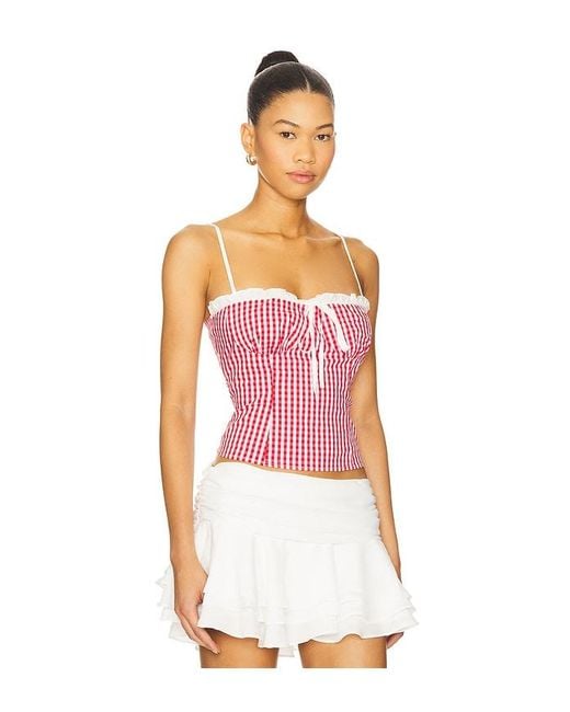 MORE TO COME White Beckie Top