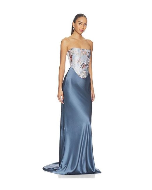 SAU LEE Blue Gown