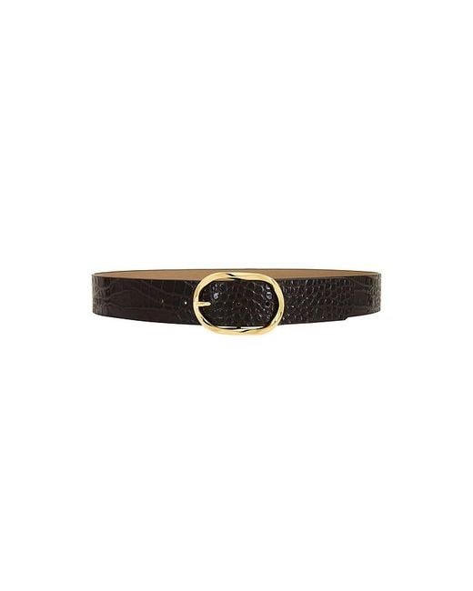 B-Low The Belt Black Kyra Croco Belt