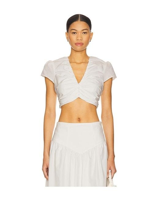 MORE TO COME White Amaya Top