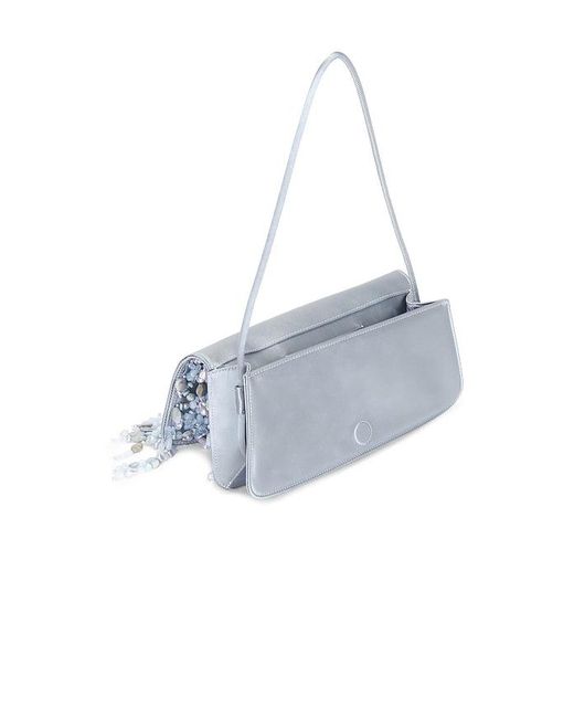 Cult Gaia White Idalia Shoulder Bag