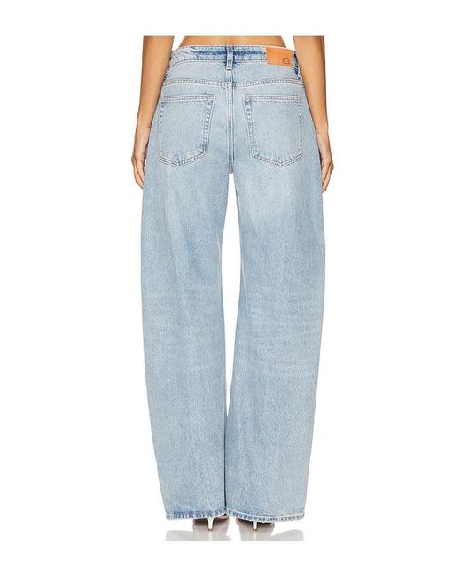 EB DENIM Blue Enzo Midrise Barrel Jeans