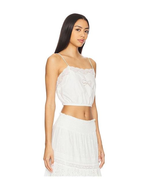 LoveShackFancy White Aliaya Top