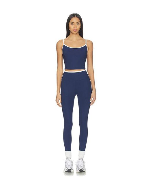 Year Of Ours Blue Ribbed Track Legging