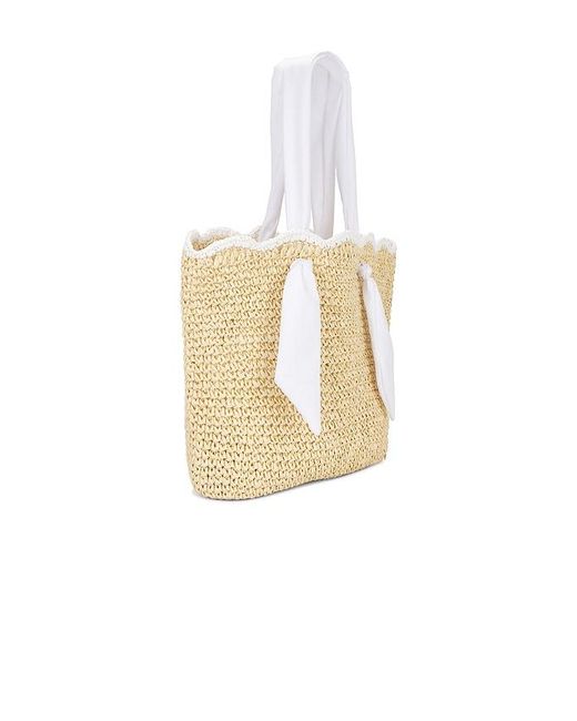 Nikki Beach White Capri Tote Bag
